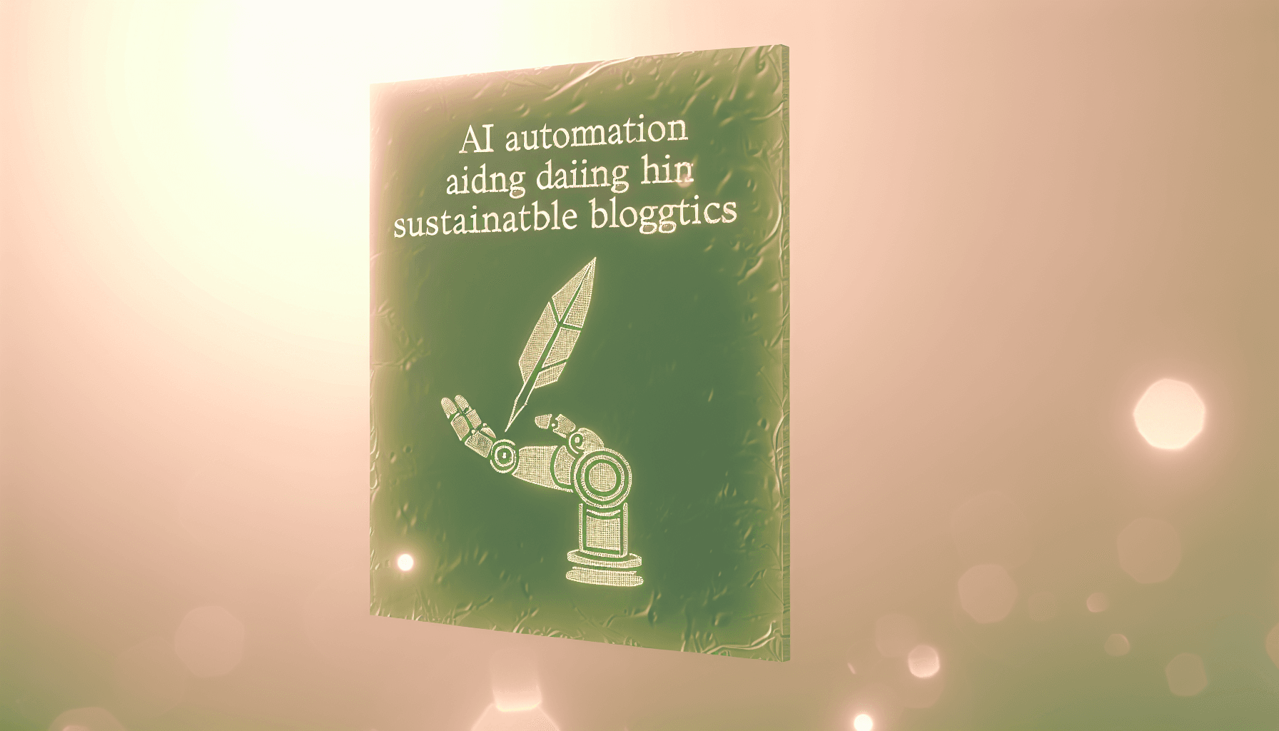 Transform Blogging with AI for Sustainability